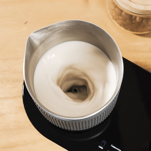 세븐앤미 모카 커피 메이커 + 우유 거품기, 화이트